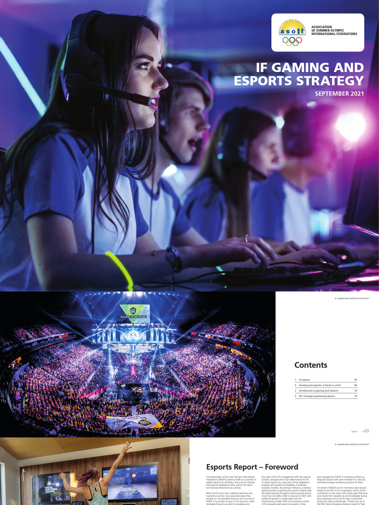 IFs' Strategic Options in Gaming & Esports | PDF | Entertainment | Gaming