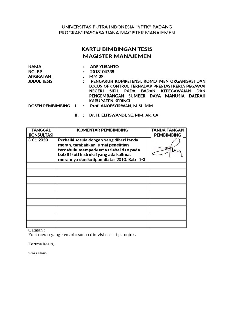 Pengaruh Kompetensi dan Locus of Control | PDF