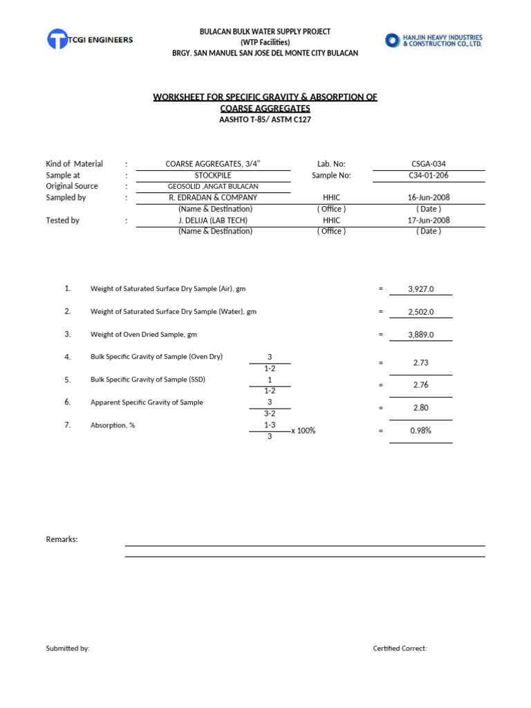 Coarse & Fine Sga Results | PDF | Physical Quantities | Mass