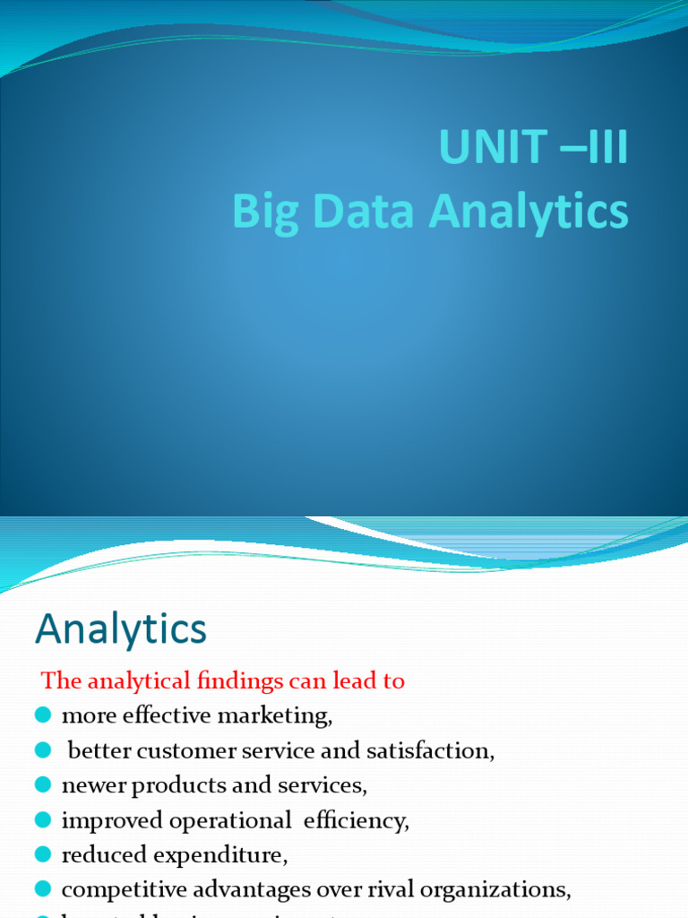Understanding Big Data Analytics | PDF | No Sql | Apache Hadoop
