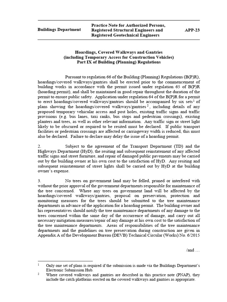 Hoarding Guidelines for Construction Sites | PDF | Traffic | Road