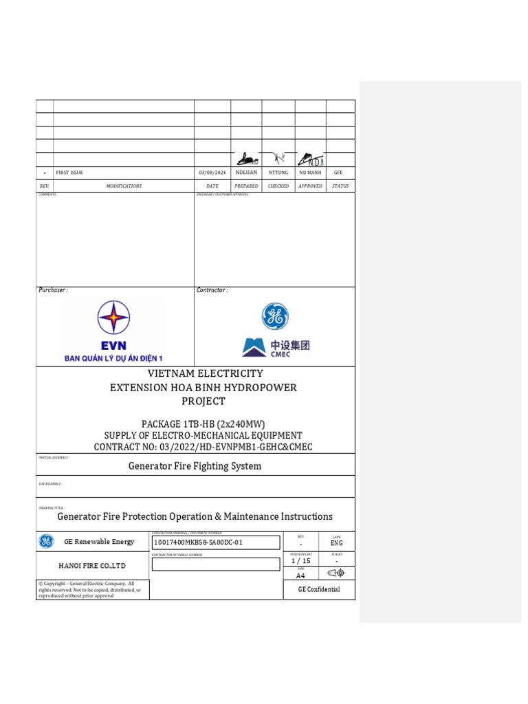 10017400MKB58-SA00DC-01 - Generator Fire Protection Operation ...