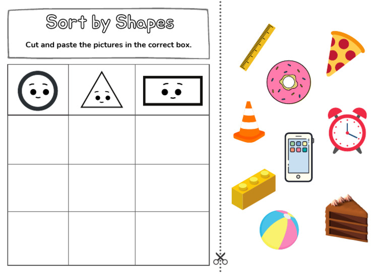 Sorting Shapes | PDF