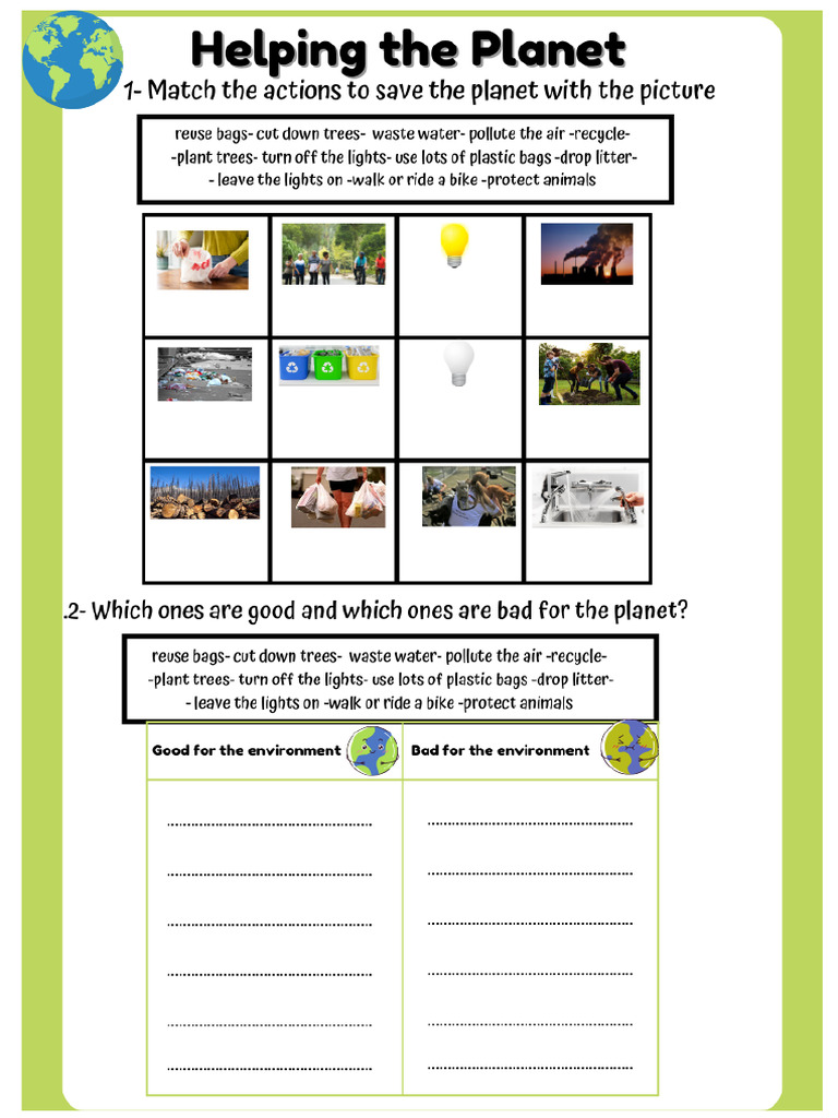 Helping The Planet | PDF