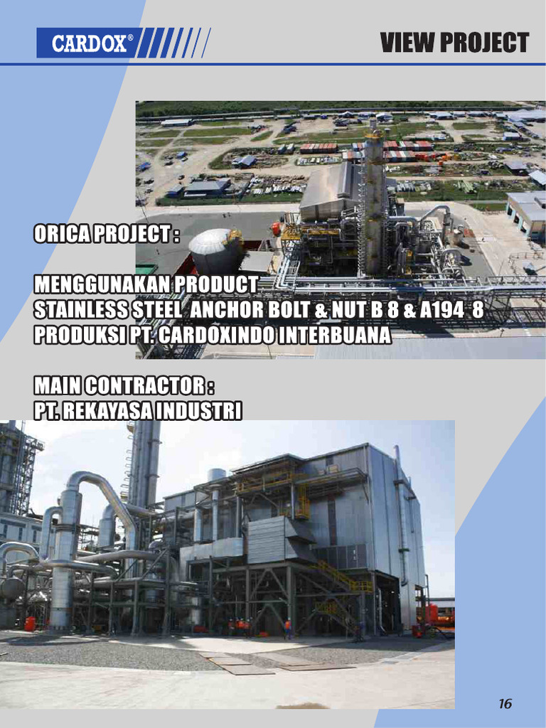 Brosur Baut Cardox - 21 | PDF