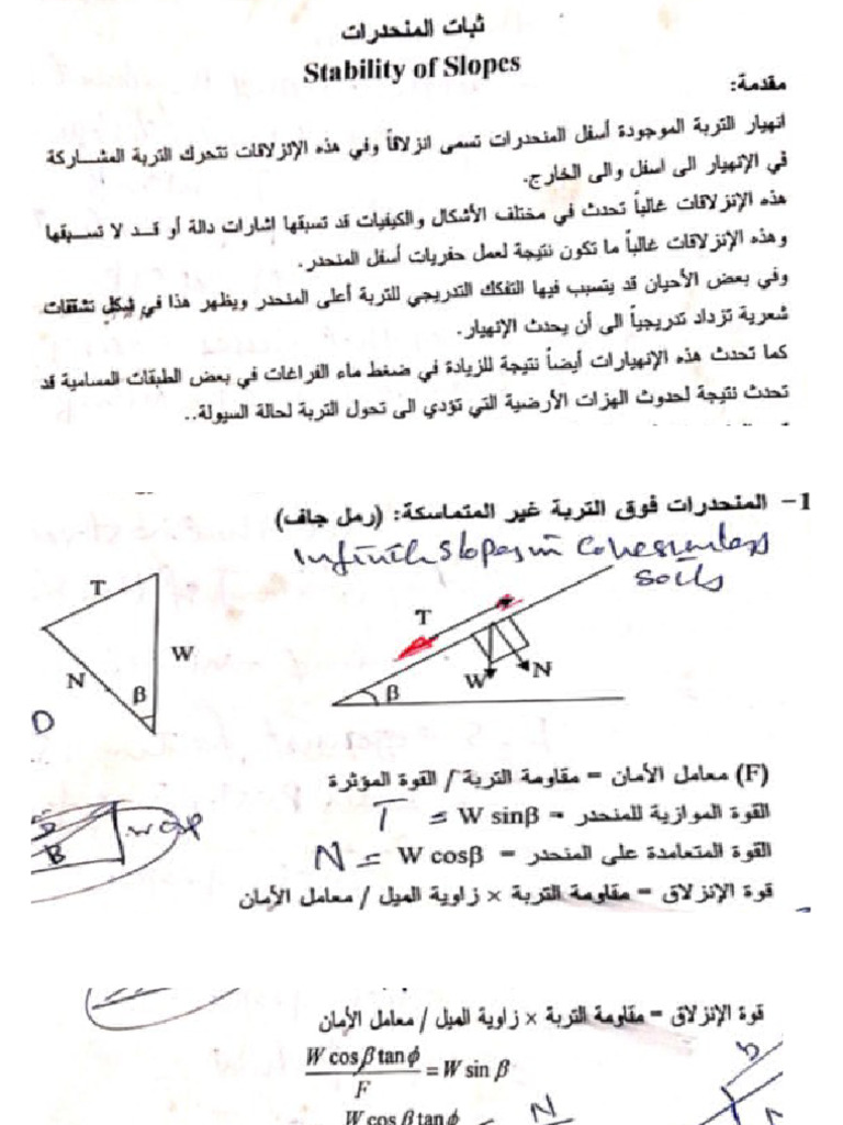 Stability of Slopes | PDF