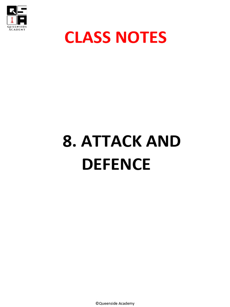 Attack And Defense Pdf