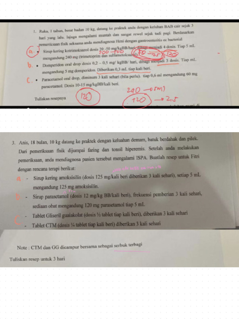Contoh Soal Dosis&Resep | PDF