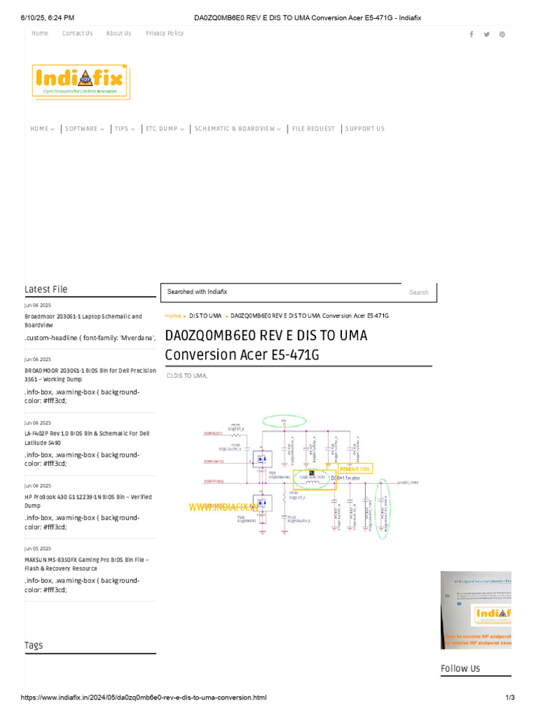 DA0ZQ0MB6E0 Rev E Conversion Guide | PDF | Bios | Computer Engineering