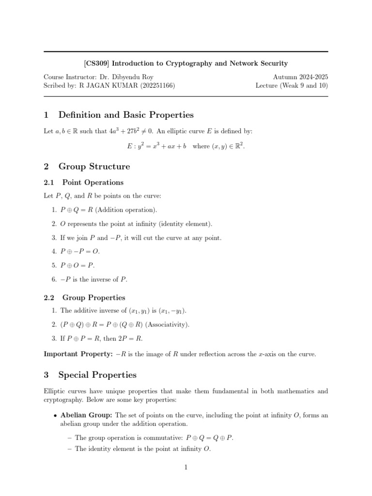 Week9 - 10 Crypto Graphy Scribe | PDF | Discrete Mathematics | Abstract ...