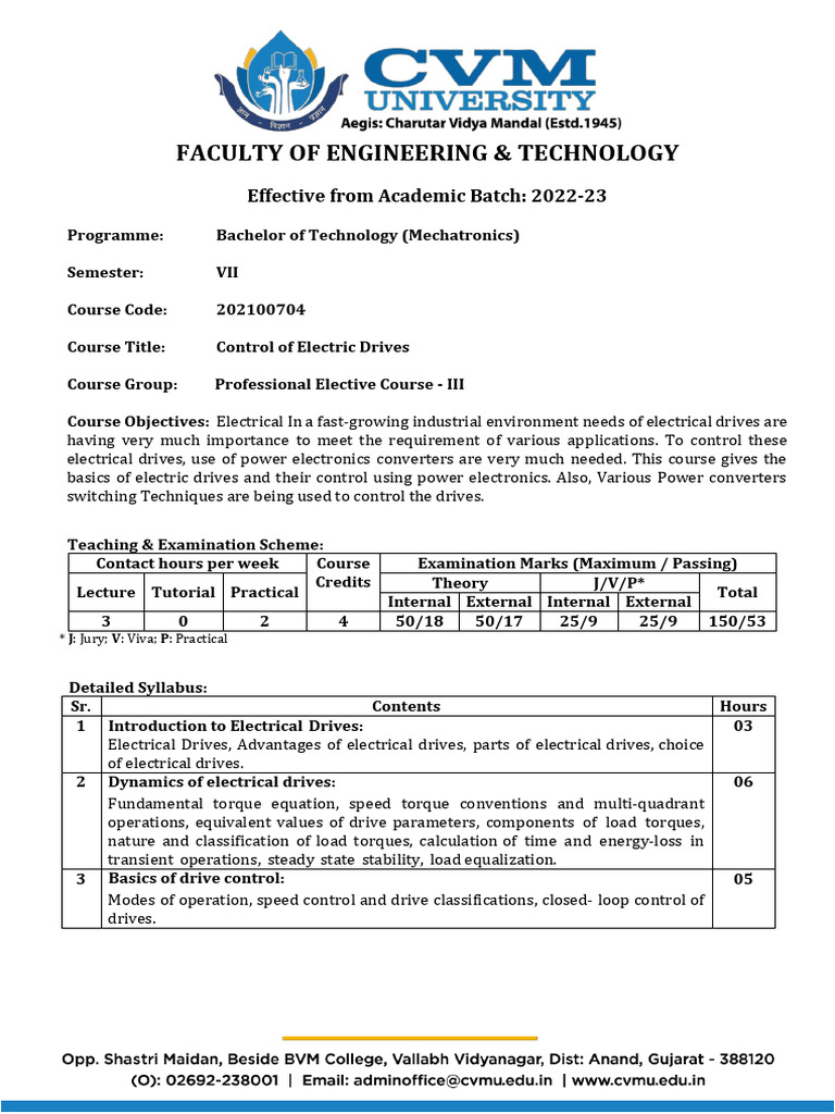 Control of Electric Drives (1) - 250606 - 162548 | PDF | Power Inverter ...