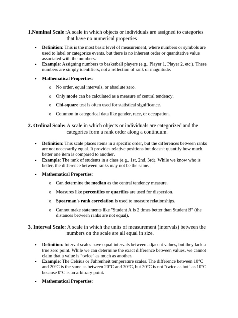 Understanding Measurement Scales and Reliability | PDF | Level Of ...