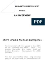 An Overview: Micro, Small & Medium Enterprises