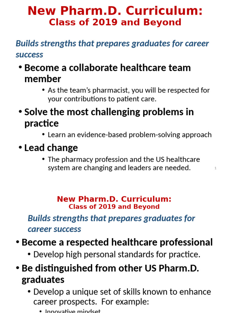 UF Pharm.D. Curriculum Overview | PDF | Pharmacology | Pharmacy