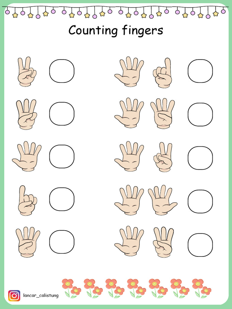 Counting Fingers | PDF