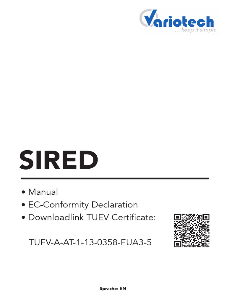 SIRED 6 Safety Light Curtain Manual | PDF | Relay | Switch