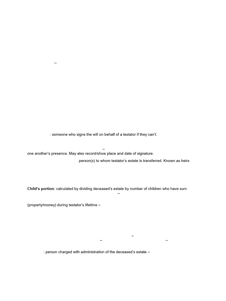 Understanding Adiation in Succession Law | PDF | Will And Testament ...