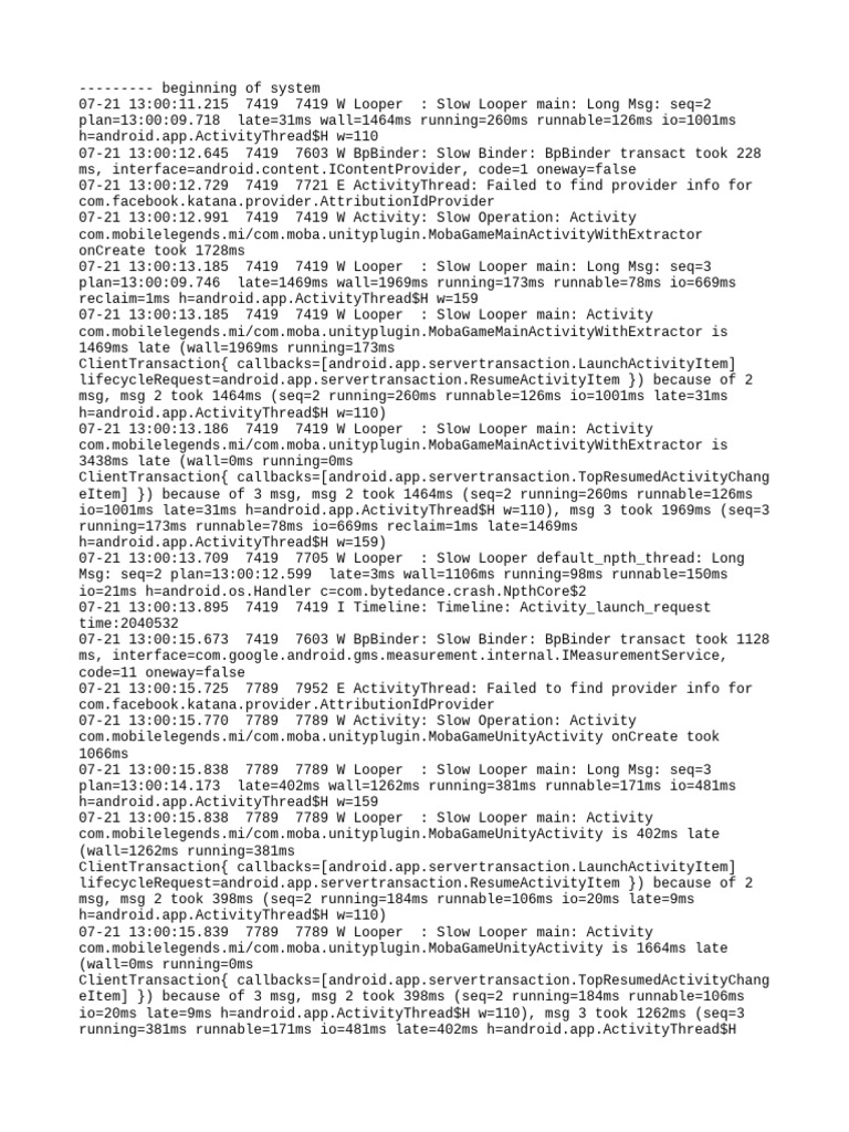 ML Logcat 1753104586299 | PDF | Computing | Software