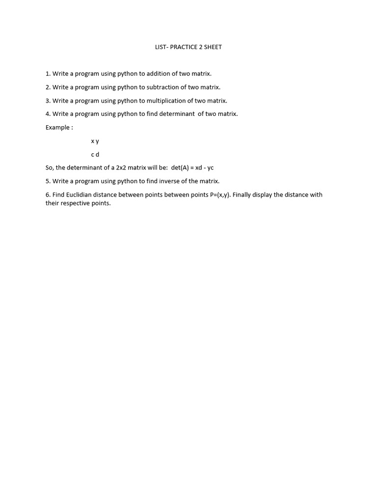 List 2 | PDF