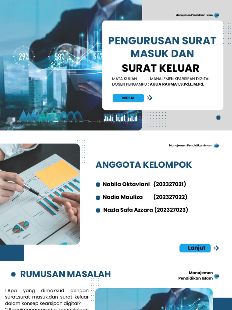 Manajemen Surat Digital: Proses dan Tantangan | PDF