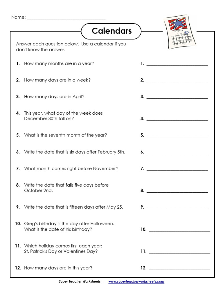 Calendar Questions and Answers | PDF | Birthdays | Chess Openings
