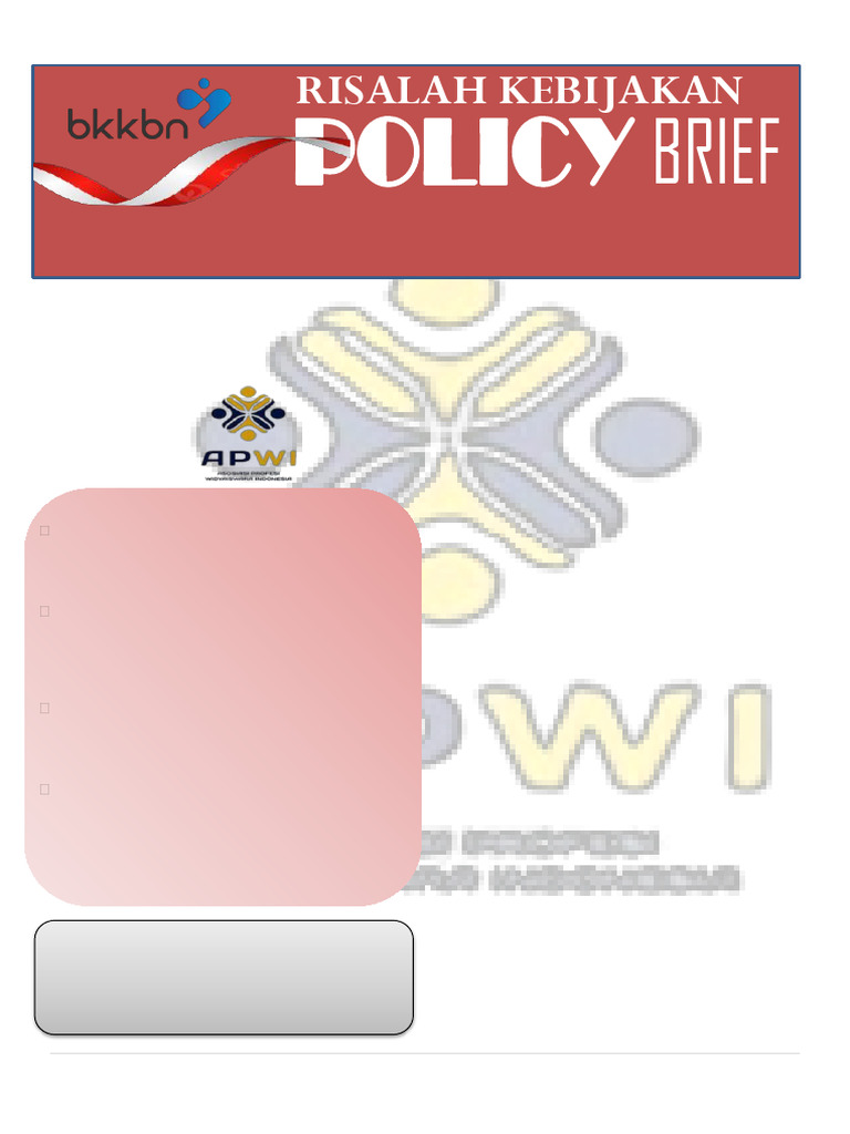 2 Policy Brief WI BKKBN Agustus 2024a | PDF