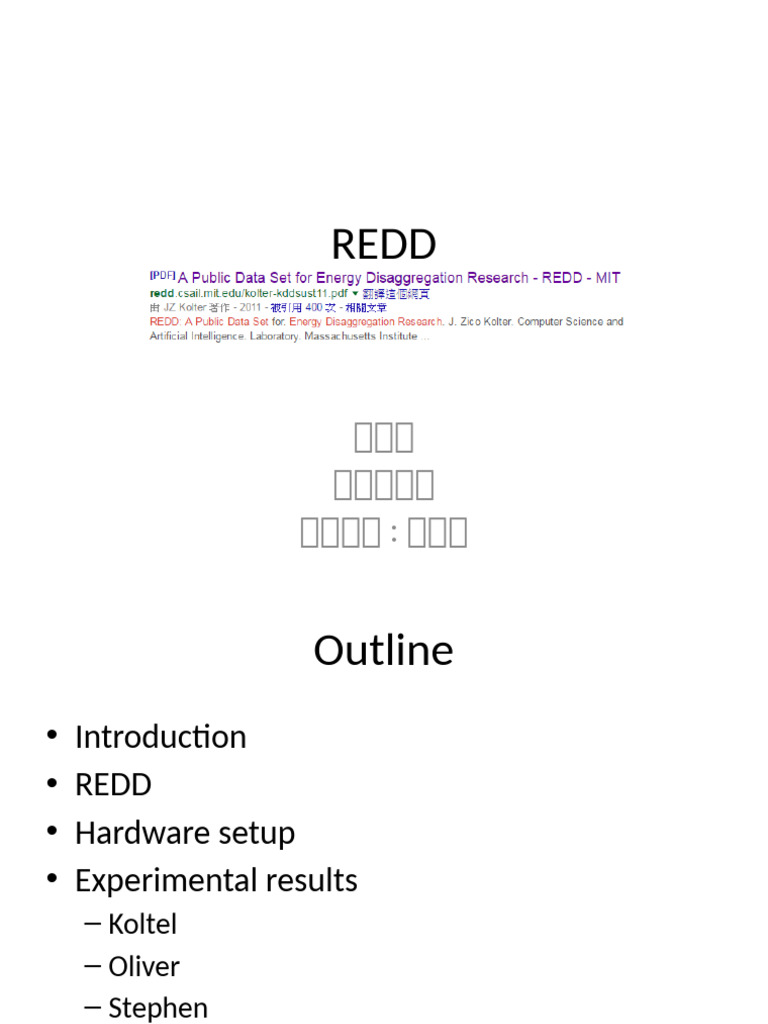 Redd | PDF