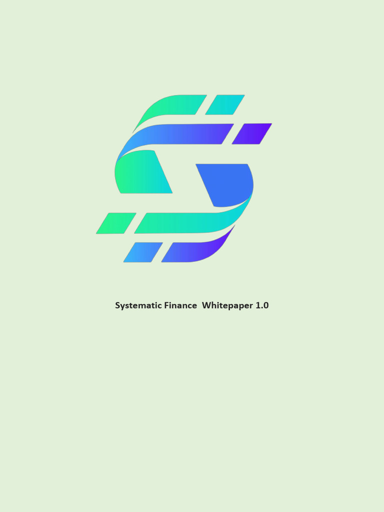 Systematic Finance Whitepaper - Fa79f0f3b8efb3078c21 | PDF | Governance