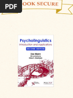 Language in Mind An Introduction To Psycholinguistics - 2nd