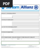 Policy Surrender Form 3 | PDF | Insurance | Banks