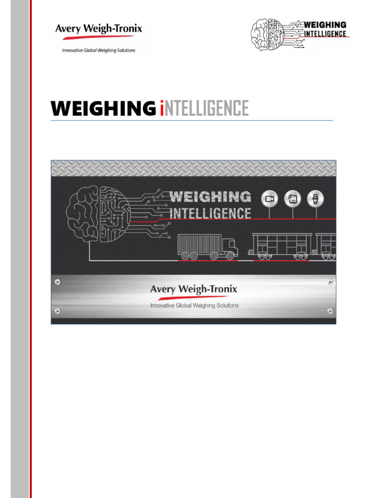 Weighing Intelligence Software Brochure | PDF | Personal Computers ...