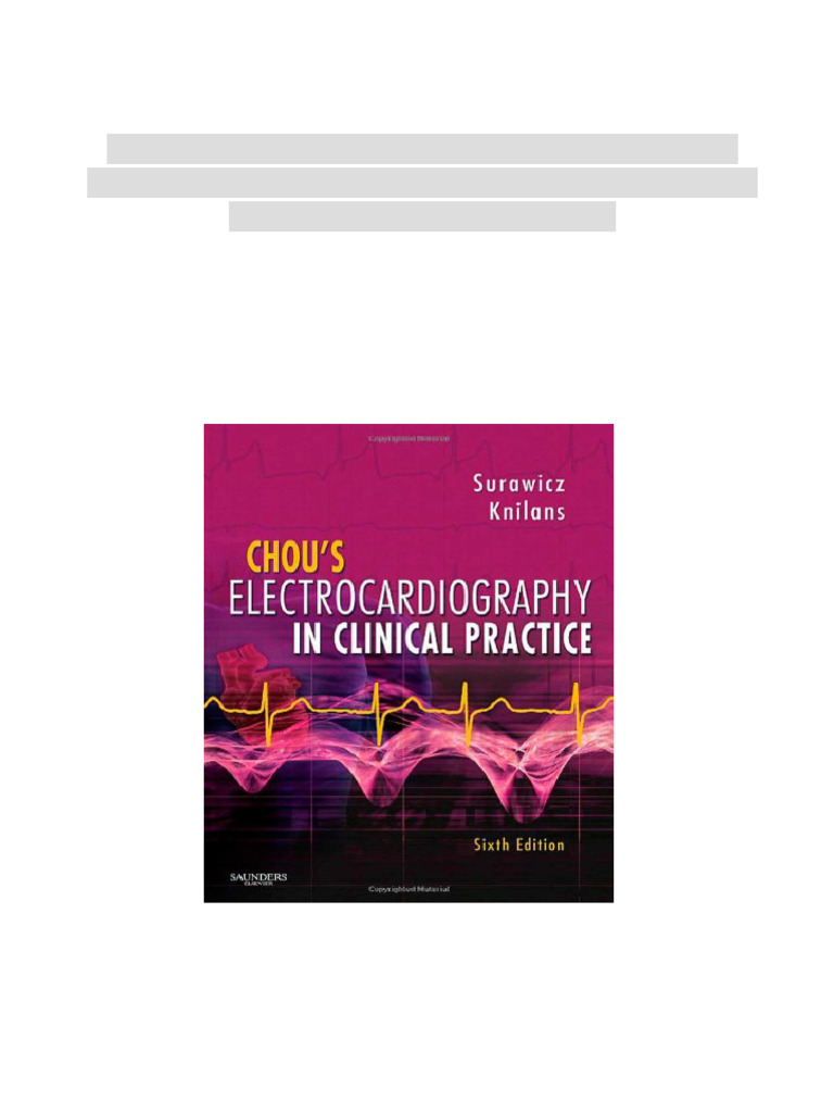 洋書 Chou's Electrocardiography Chou's Electrocardiography in Clinical Practice: SURAWICZ B
