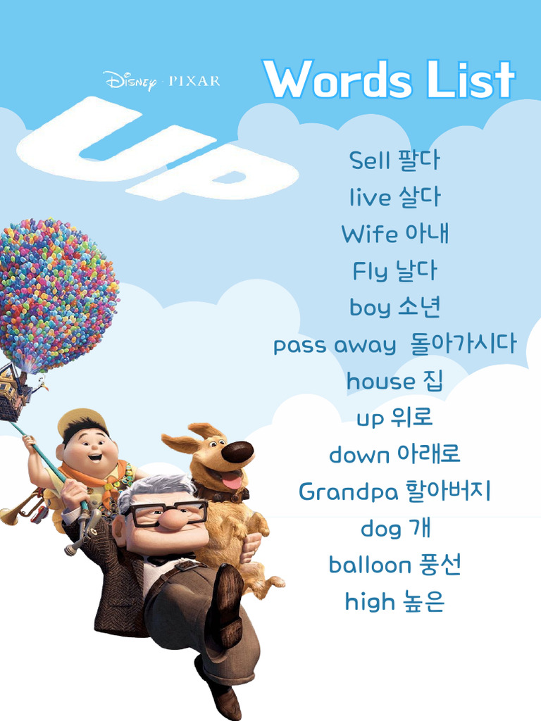 Up Word List | PDF