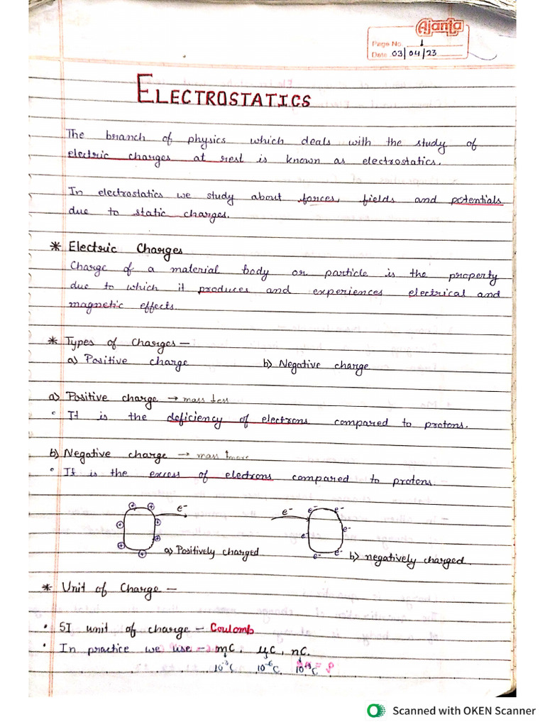 Electrostatic | PDF