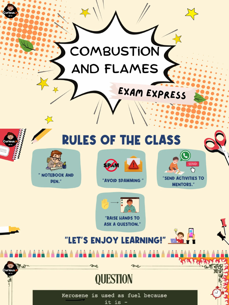 Exam Expert - Combustion and Flames | PDF