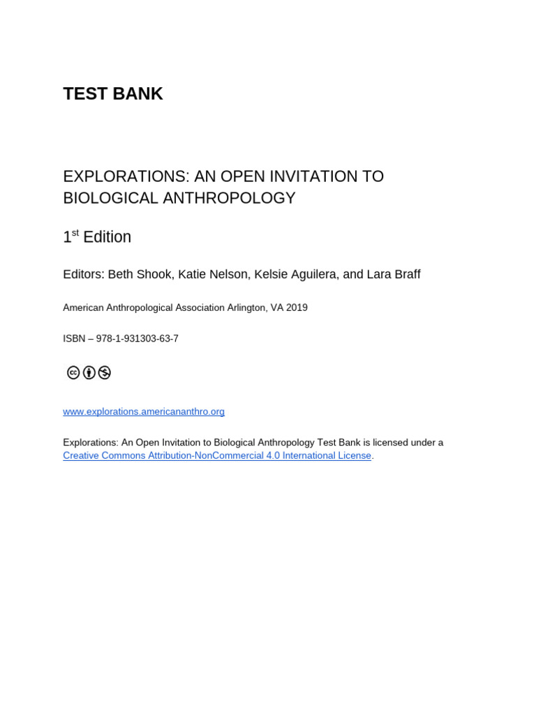 1st Ed Explorations Testbank Revised Oct 2022 | PDF | Genetics | Gene