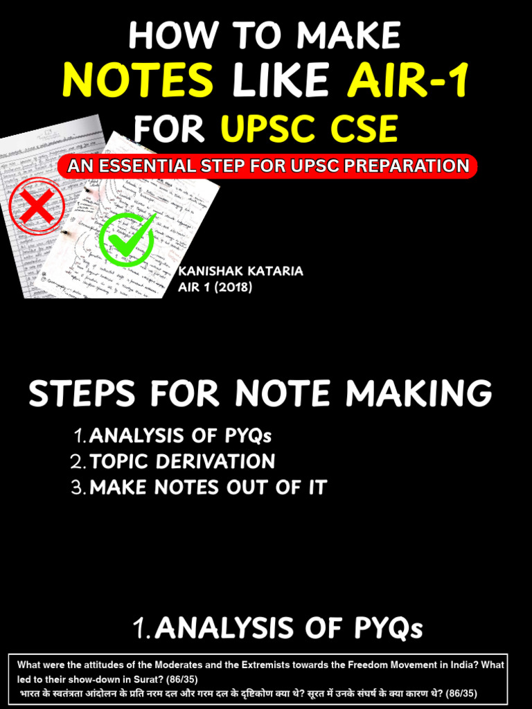 How To Make Notes Like Toppers! | PDF