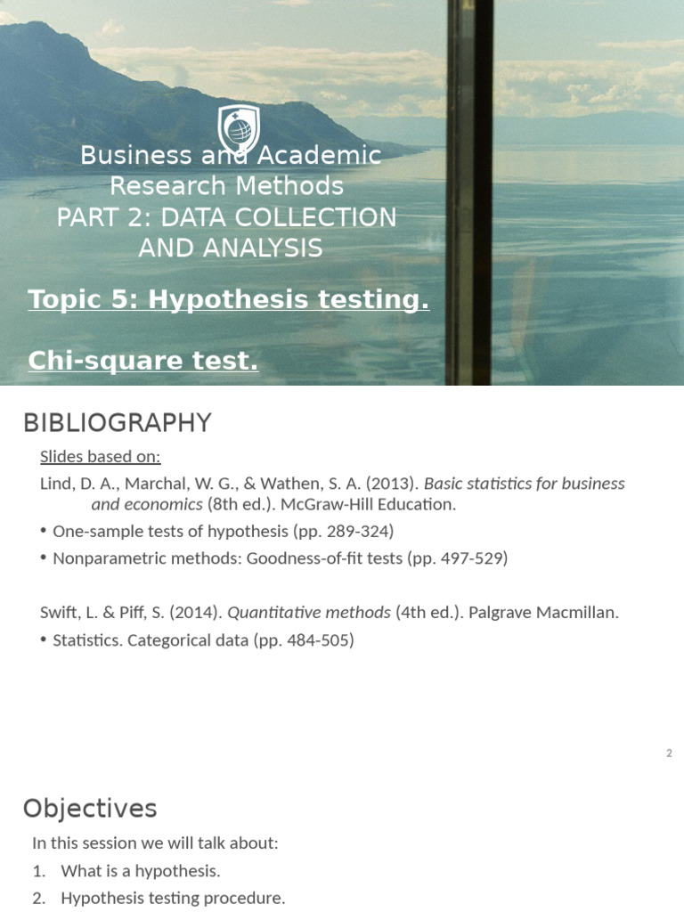 Slides Topic 5 - Hypothesis Chi-Square | PDF | Chi Squared Test ...