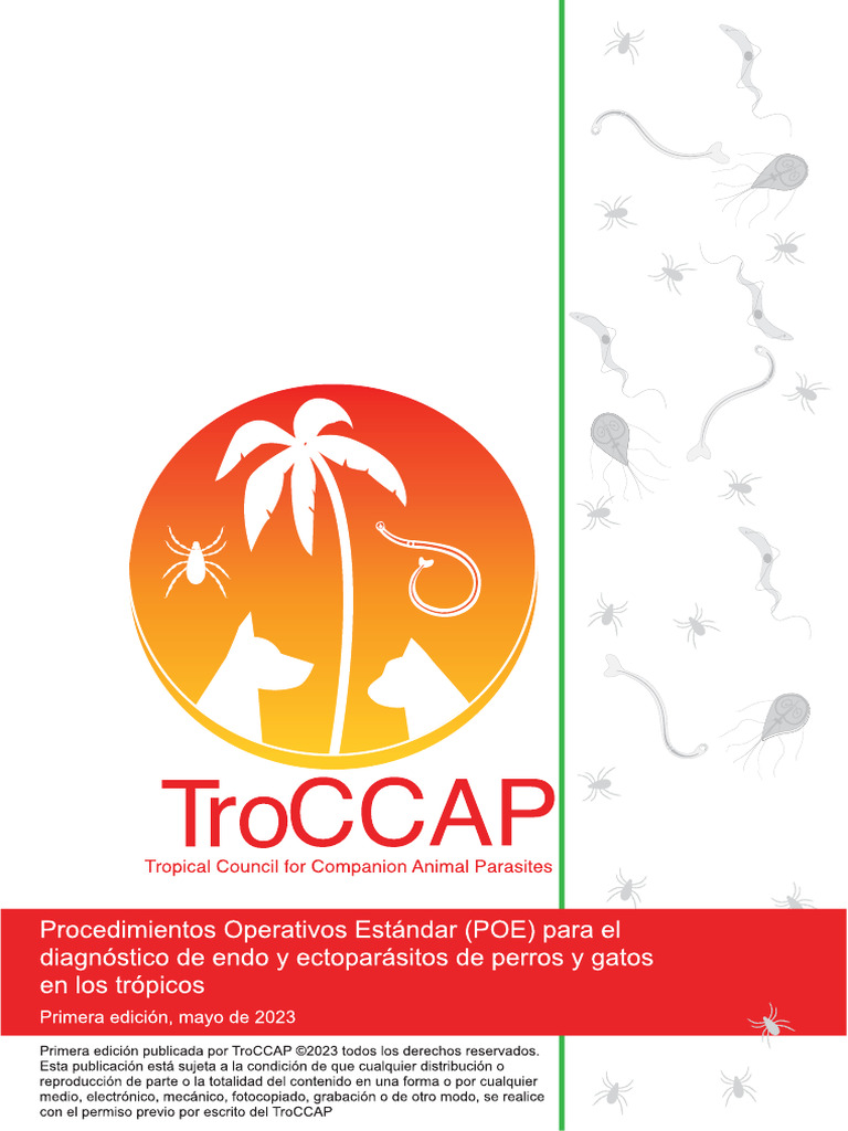 Troccap Manual de Procedimientos de Diagnostico Parasitologico | PDF ...
