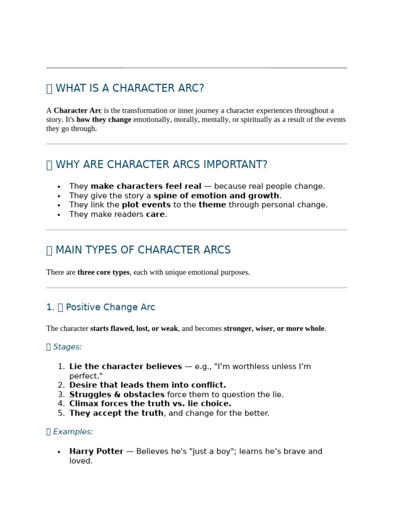Character Arc | PDF | Darth Vader | Jedi