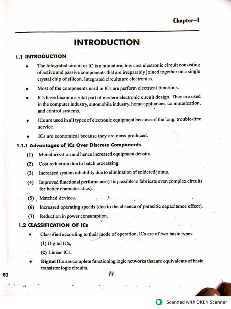 Lic Unit 1 Notes Pdf Operational Amplifier Amplifier