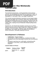 Complete List of GameCube Games | PDF | Games & Activities | History