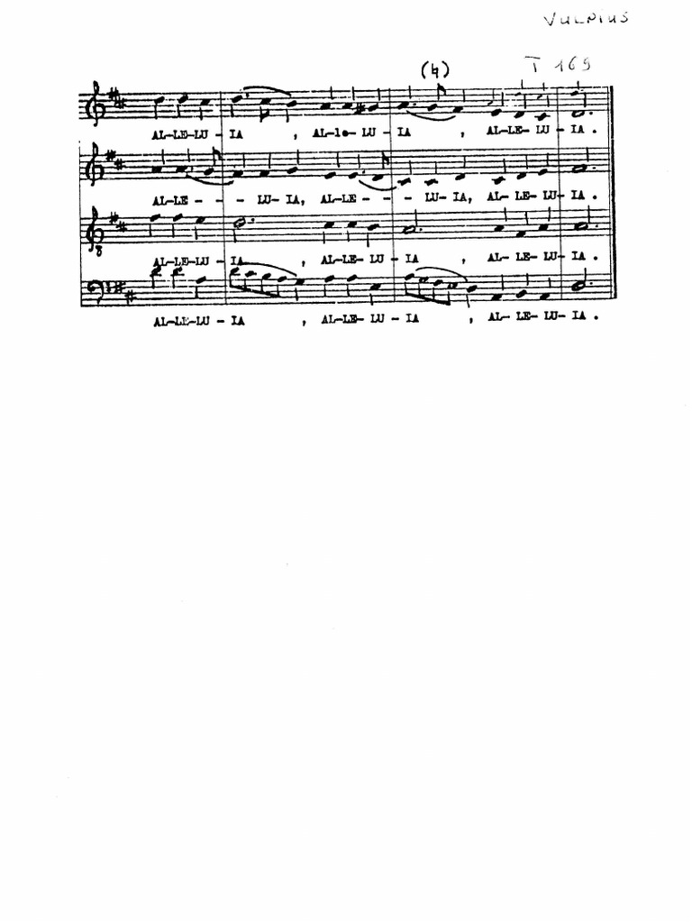 Alleluia Vulpius | PDF