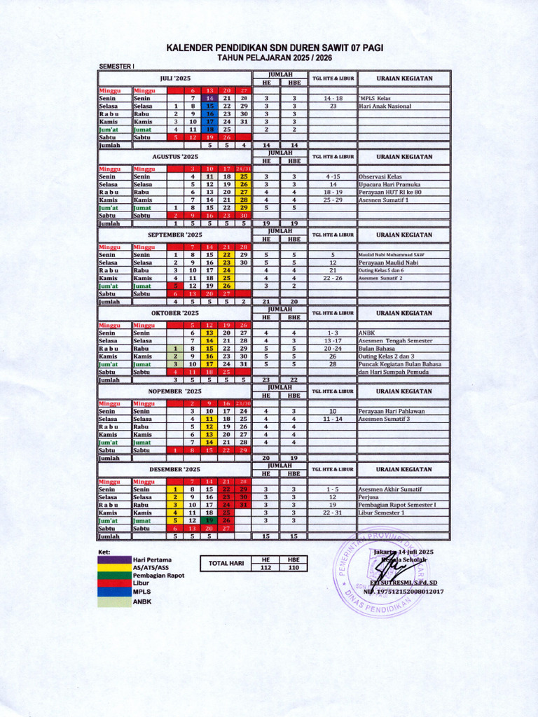 Kalender Pendidikan Tp 2025 2026 Pdf