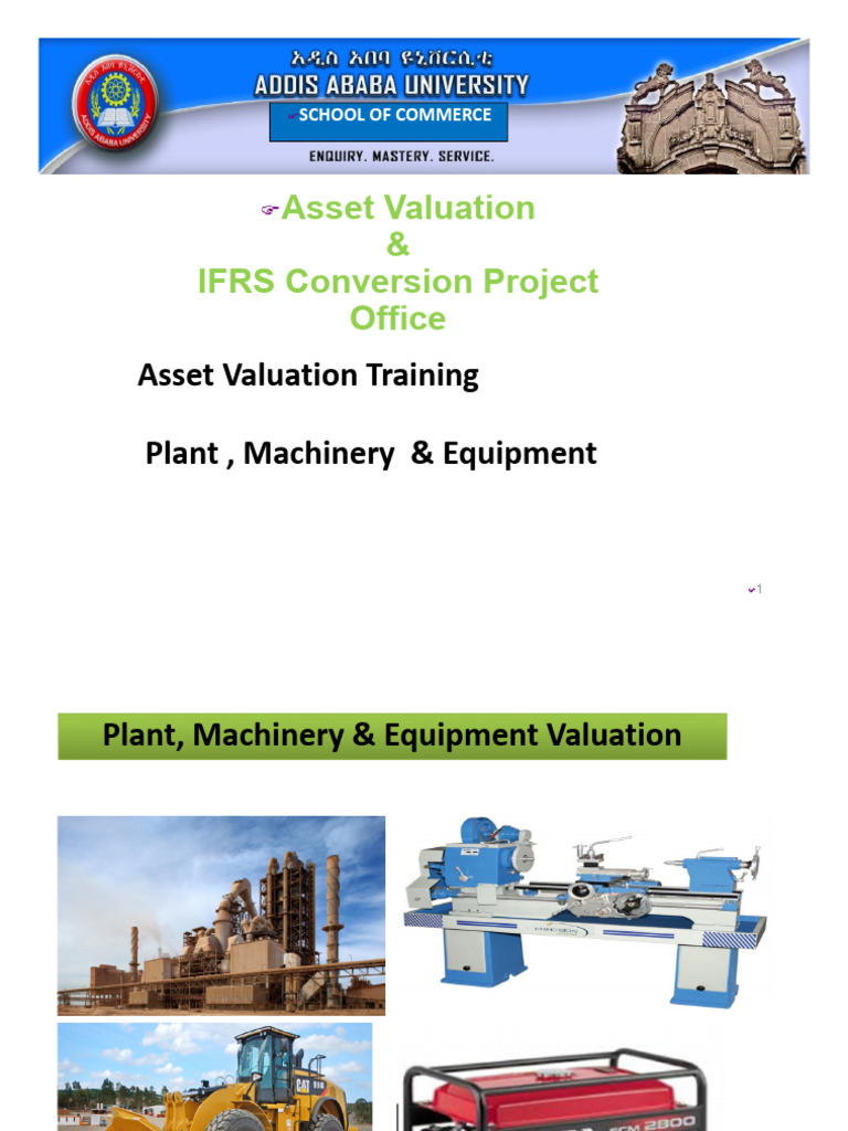Plant and Machinery Valuation Guide | PDF | Real Estate Appraisal ...