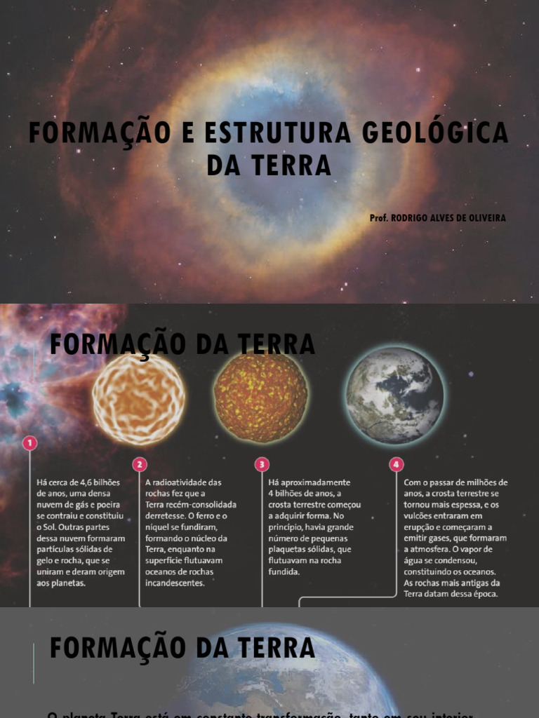 Formação e Estrutura Geológica da Terra | PDF | Terra | Magma