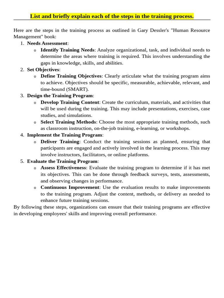 Chapter 8 Question Answers | PDF | Mentorship | Experiment