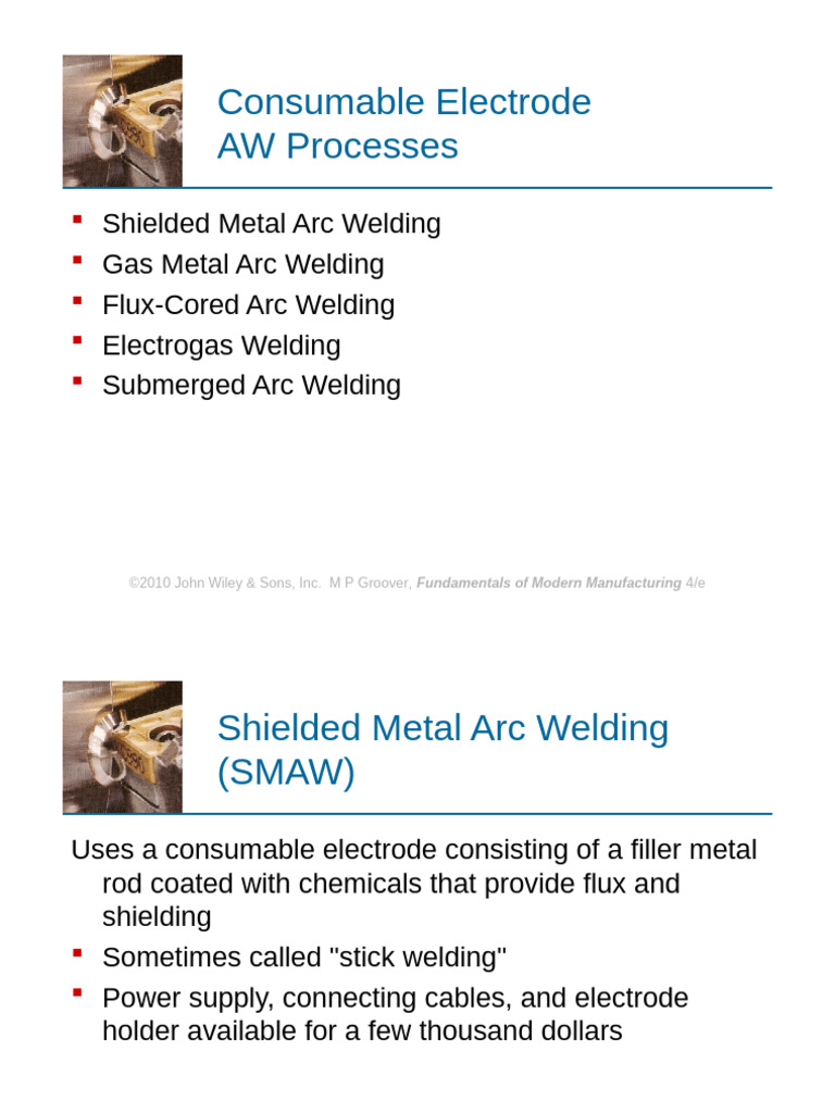 Overview of Arc Welding Processes | PDF | Welding | Construction