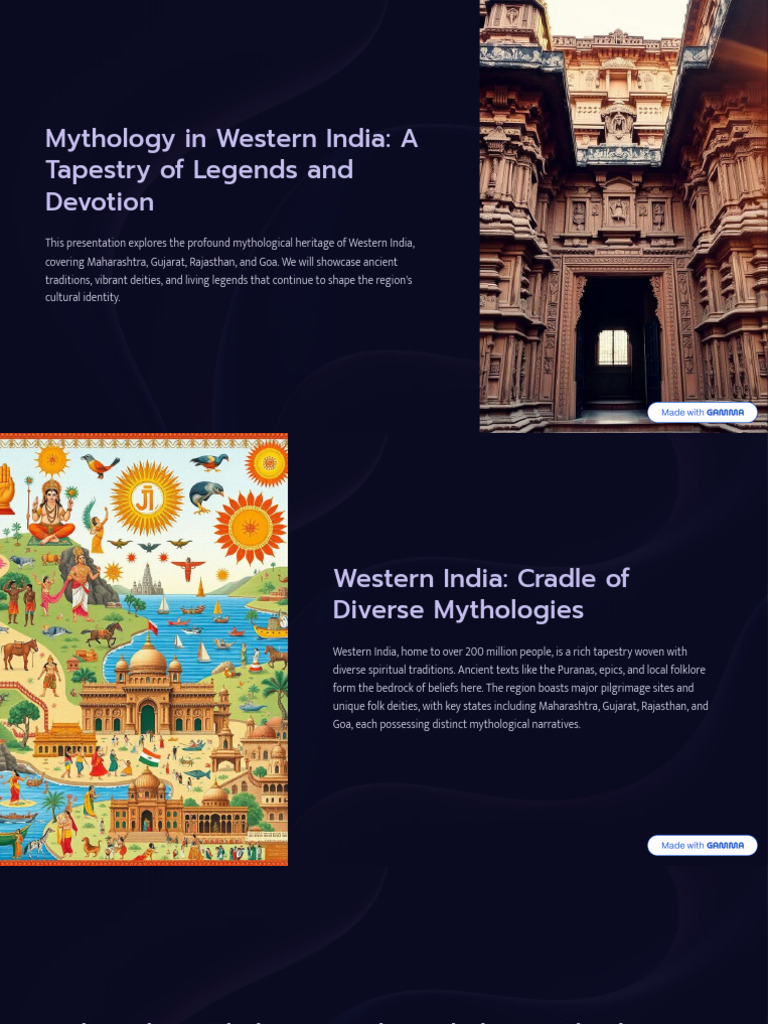 Mythology in Western India A Tapestry of Legends and Devotion | PDF ...