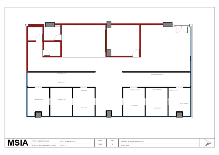 Interior Design Studio Working Plan | PDF